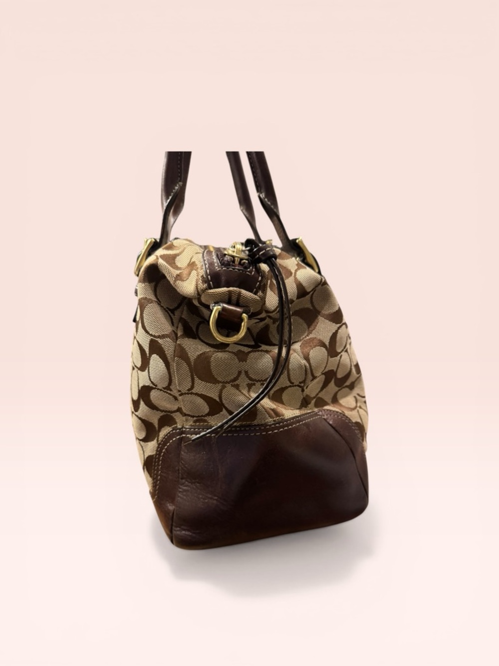 Coach Soho Signature Jacquard Leather Satchel Tote Bag - Picture 5 of 10